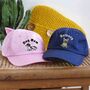 Personalised Dog Organic Cotton Cap For Men And Women, thumbnail 1 of 10