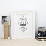 'There Is No Better Sister' Print, thumbnail 2 of 4