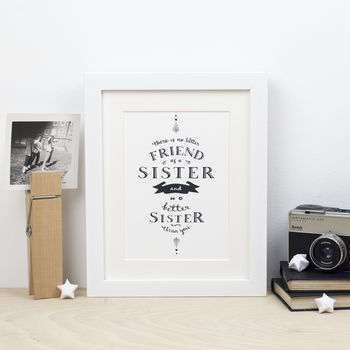 'There Is No Better Sister' Print, 2 of 4