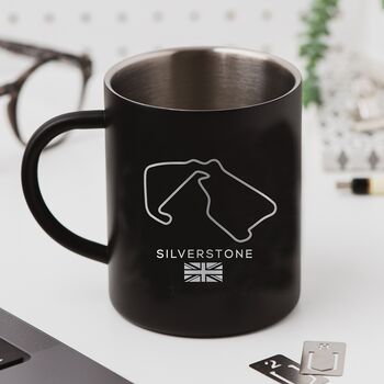 Formula One F1 Gift Silverstone Engraved Slate Coaster, 2 of 2