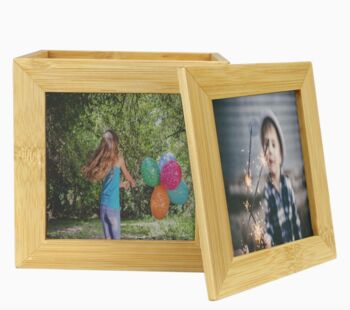 Personalised Photo Cube Keepsake Box, 5 of 8