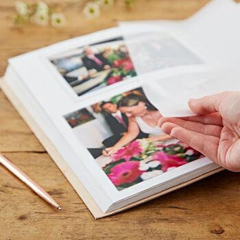 Personalised Distressed Handmade Leather Photo Album, 8 of 12