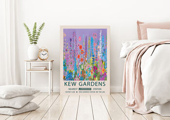 Kew Garden Blue Meadow Art Print, 2 of 3