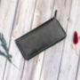 Personalised Woman's Zip Around Leather Purse Gift, thumbnail 3 of 7