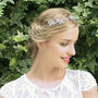 Crystal Floral Bridal Hair Vine, thumbnail 7 of 11