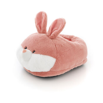 Microwavable Rabbit Foot Warmer Cozy Heated Slippers For Kids And Adults, 2 of 3