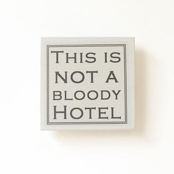 Pair Of 'Not A Hotel' Hand Painted Fridge Magnets, 2 of 4