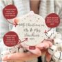 Years Together Personalised Ceramic Xmas Decoration, thumbnail 2 of 4