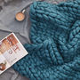 Lulu Big Blanket Knitting Kit, thumbnail 1 of 12