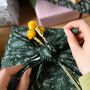Reusable Greenery Fabric Gift Wrap, thumbnail 2 of 4