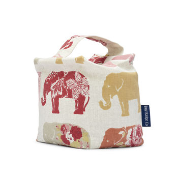 Fabric Door Stop In Nelly Elephant Natural Filling, 2 of 4