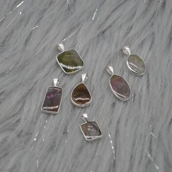 Watermelon Tourmaline Necklace: October Birthstone, 2 of 11