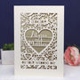 Personalised Papercut 'On Your Wedding Day' Card, thumbnail 4 of 10