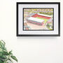 Charlton Athletic Fc The Valley Stadium Art Print, thumbnail 1 of 3