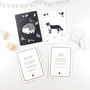 Black And White Baby Flash Cards British Animals, thumbnail 3 of 4