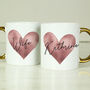 Personalised Valentine's Heart Mug, thumbnail 3 of 11