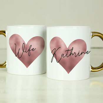 Personalised Valentine's Heart Mug, 3 of 11