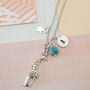 Personalised Giraffe Charm Necklace, thumbnail 1 of 5