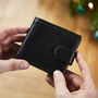 Personalised Leather Wallet In Personalised Wooden Box, thumbnail 9 of 10