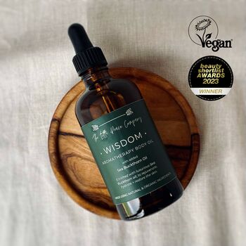 Wisdom Vegan Aromatherapy Body Oil, 4 of 4