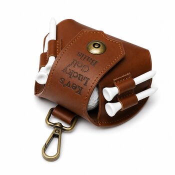 Personalised Golf Ball And Tee Holder Pouch, 2 of 6