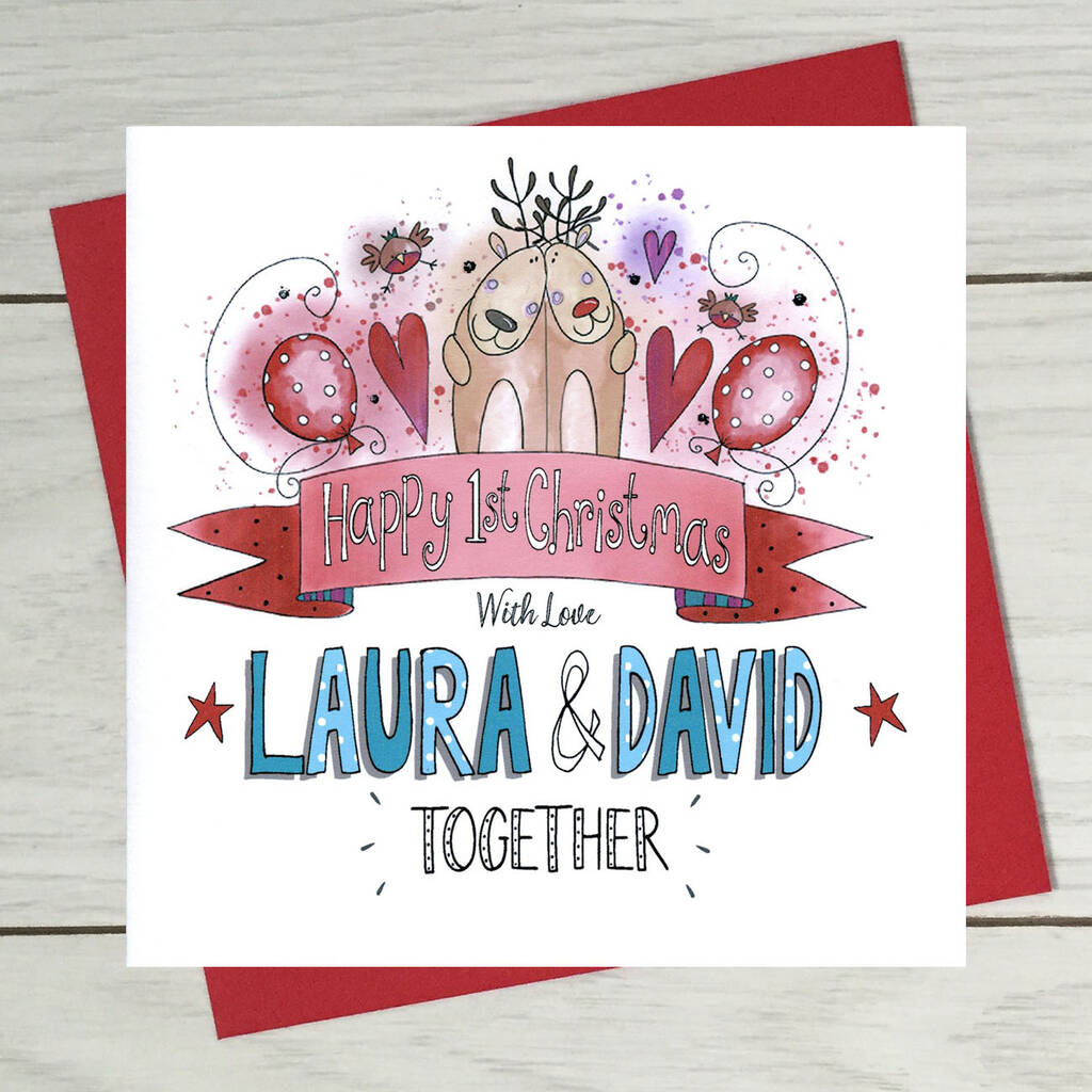 1st Christmas Together Card By Claire Sowden Design
