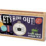 Let's Hang Out! Mini Matchbox Cross Stitch Kit, thumbnail 3 of 3
