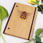 Wooden Bumble Bee Notebook, thumbnail 1 of 4
