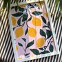 Lemon Art Print, Citrus Prints, Fruit Art, thumbnail 2 of 8