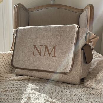 Personalised Canvas Stroller Buggy Organiser Baby Bag, 3 of 7