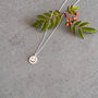 Joy Sterling Silver Smiley Necklace, thumbnail 1 of 10
