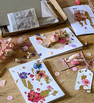 Pressed And Dried Flower Card K It Make Your Own Thank You Teacher Card, 8 of 9