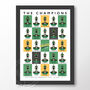 Northampton Saints The Champions 25/26 Poster, thumbnail 6 of 6
