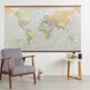 Giant Canvas World Map, thumbnail 8 of 10