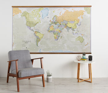 Giant Canvas World Map, 8 of 10