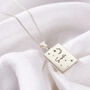 Engraved Celestial Name Book Locket Necklace, thumbnail 6 of 8