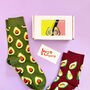 Avocado Socks Set Of Two In A Box, thumbnail 1 of 6