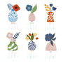 2024 Illustrated Floral Vase Desk Calendar, thumbnail 3 of 4