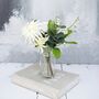 Faux Chrysantheum And Lily Of The Valley In Vase, thumbnail 2 of 3