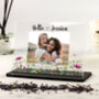 Personalised Floral Friendship Photo Acrylic Plaque, thumbnail 1 of 3