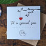 Personalised 18th Birthday Card For Special Son, thumbnail 1 of 4