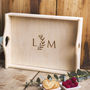 Personalised Serving Tray With Hearts, thumbnail 4 of 9