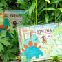 Personalised Wooden Learn About Dinosaurs Puzzle, thumbnail 6 of 8