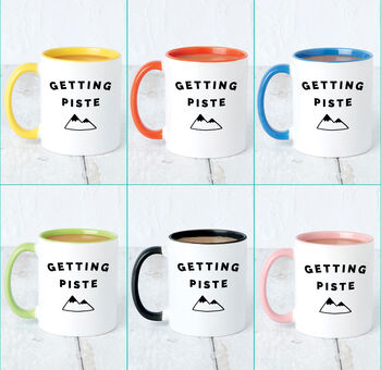 'Getting Piste' Ski Mug, 5 of 9