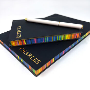 Rainbow Personalised Journal Notebook, 4 of 9