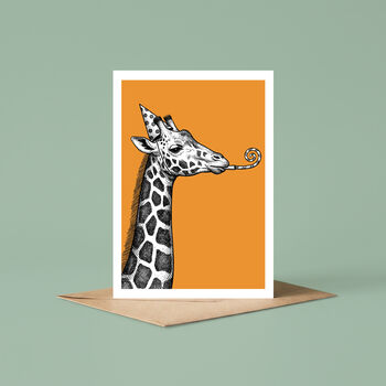 Giraffe Birthday Card, 2 of 6