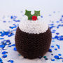Hand Knitted Christmas Pudding Chocolate Orange, thumbnail 1 of 3