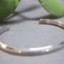 Open Geometric Adjustable Bangle, thumbnail 4 of 7