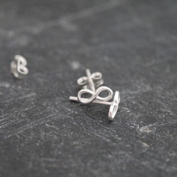 Sterling Silver Infinity Earrings, 5 of 8