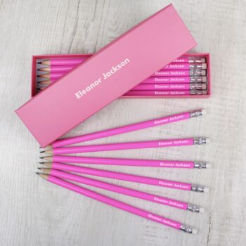 Personalised Gift Boxed Pencils, 2 of 3